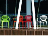 Кресло пластиковое Scab Design Cokka стеклопластик зеленый Фото 5