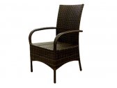Кресло плетеное GARDA искусственный ротанг коричневый Фото 1