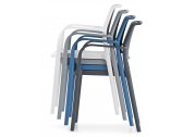 Кресло пластиковое PEDRALI Ara стеклопластик темно-серый Фото 8