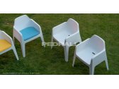 Кресло пластиковое PEDRALI Plus стеклопластик белый Фото 25