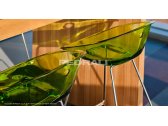 Кресло прозрачное полубарное PEDRALI Gliss сталь, поликарбонат зеленый Фото 9