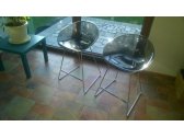 Кресло прозрачное полубарное PEDRALI Gliss сталь, поликарбонат серый Фото 7