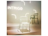 Кресло пластиковое PEDRALI Intrigo алюминий белый Фото 6