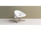 Кресло дизайнерское мягкое PEDRALI Joker металл, ткань белый Фото 8