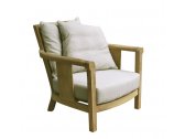 Кресло деревянное с подушками Giardino Di Legno Saint Laurent тик, акрил Фото 7