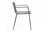Кресло металлическое PEDRALI Nolita сталь серый Фото 4