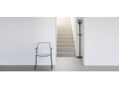 Кресло пластиковое PEDRALI Tweet металл, стеклопластик белый, черный Фото 7