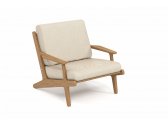 Кресло деревянное SEALINE тик, ткань для улицы светлое дерево Фото 4