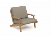 Кресло деревянное SEALINE тик, ткань для улицы светлое дерево Фото 3