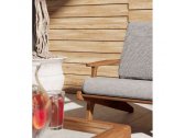 Кресло деревянное SEALINE тик, ткань для улицы светлое дерево Фото 10