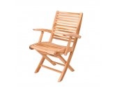 Кресло деревянное складное 4SIS Бондено тик натуральный Фото 1