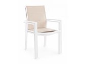 Кресло металлическое текстиленовое Garden Relax Terry алюминий, текстилен белый Фото 4