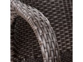 Комплект плетеной мебели Afina T283BNT-W2390/Y282A-W52 Brown 4Pcs искусственный ротанг, сталь коричневый, черный Фото 3