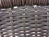 Комплект плетеной мебели Afina Николь-1В искусственный ротанг, сталь орех Фото 2