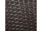 Кресло плетеное Afina искусственный ротанг, сталь темно-коричневый Фото 12