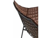 Кресло металлическое с подушкой Varaschin Summerset сталь, ткань Фото 3