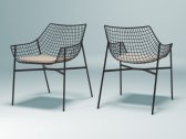 Лаунж-кресло металлическое с подушкой Varaschin Summerset сталь, ткань Фото 6