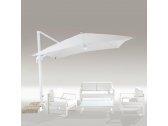 Комплект мягкой мебели Grattoni Capri алюминий, олефин белый, светло-серый Фото 4