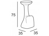 Табурет пластиковый барный PLUST Armillaria полиэтилен Фото 2