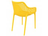 Кресло пластиковое Siesta Contract Air XL стеклопластик желтый Фото 6