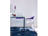 Кресло пластиковое Siesta Contract Carmen стеклопластик, поликарбонат белый, фиолетовый Фото 7
