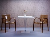 Кресло прозрачное Siesta Contract Dejavu поликарбонат янтарный Фото 6