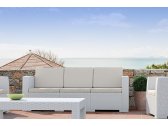 Комплект пластиковой плетеной мебели Siesta Contract Monaco Lounge Set XL стеклопластик, полиэстер белый Фото 4