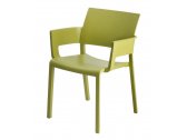 Кресло пластиковое Resol Fiona armchair  стеклопластик оливковый Фото 1