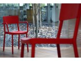 Кресло пластиковое Resol Lisboa armchair стеклопластик красный Фото 2