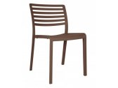 Стул пластиковый Resol Lama chair стеклопластик шоколад Фото 1