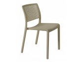 Стул пластиковый Resol Trama chair стеклопластик песочный Фото 1
