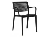 Кресло пластиковое Resol Trama armchair стеклопластик черный Фото 1