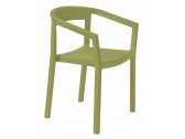 Кресло пластиковое Resol Peach armchair стеклопластик зеленый Фото 1
