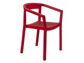 Кресло пластиковое Resol Peach armchair стеклопластик красный Фото 1