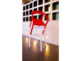 Кресло пластиковое Resol Peach armchair стеклопластик красный Фото 5