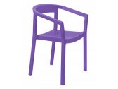 Кресло пластиковое Resol Peach armchair стеклопластик фиолетовый Фото 1