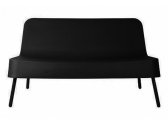 Диван пластиковый Resol Bob sofa алюминий, полиэтилен черный Фото 1