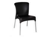 Стул пластиковый Resol Hey chair алюминий, полипропилен черный Фото 1