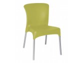 Стул пластиковый Resol Hey chair алюминий, полипропилен лайм Фото 1