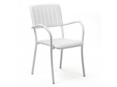 Кресло пластиковое Nardi Musa пластик, алюминий белый Фото 1