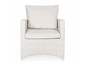 Кресло плетеное с подушками Garden Relax Antalys алюминий, акриловая нить белый Фото 2