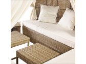 Комплект плетеной мебели с подушками Garden Relax Kaylee алюминий, искусственный ротанг бежевый Фото 5