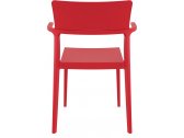 Кресло пластиковое Siesta Contract Plus стеклопластик красный Фото 7