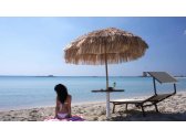 Зонт пляжный соломенный CiCCAR Maldive алюминий, пляжный акрил, рафия бежевый Фото 2