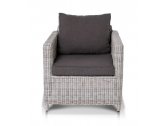 Кресло плетеное с подушками 4SIS Макиато Бьянко алюминий, искусственный ротанг, ткань белый Фото 1