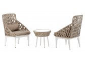Комплект мебели Grattoni Formentera алюминий, акрил белый, тортора Фото 1