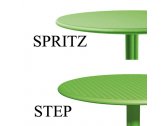Стол пластиковый обеденный Nardi Spritz + Spritz Mini стеклопластик белый Фото 4