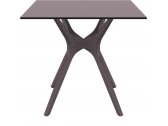Стол пластиковый Siesta Contract Ibiza Table 80 пластик, ламинат HPL коричневый Фото 5
