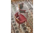 Кресло металлическое Ethimo Nicolette алюминий, тик красный, натуральный Фото 12