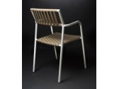 Кресло плетеное RosaDesign Gilda алюминий, роуп песочный Фото 2